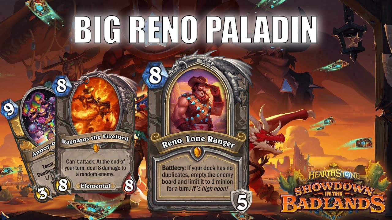 Hearthstone Community Challenge - EXTREMELY FUN DECK!!! - BIG RENO PALADIN!!!