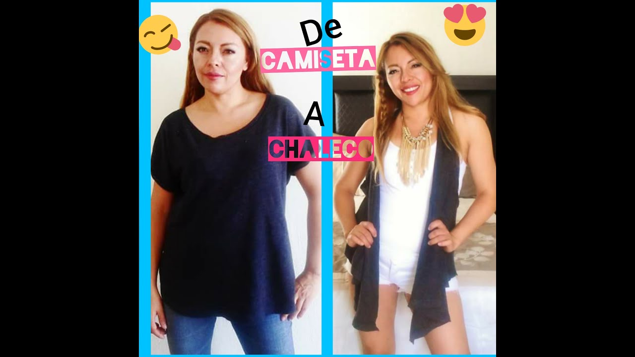 *TRANSFORMA * DE CAMISETA ABURRIDA  A CHALECO SUPER COOL