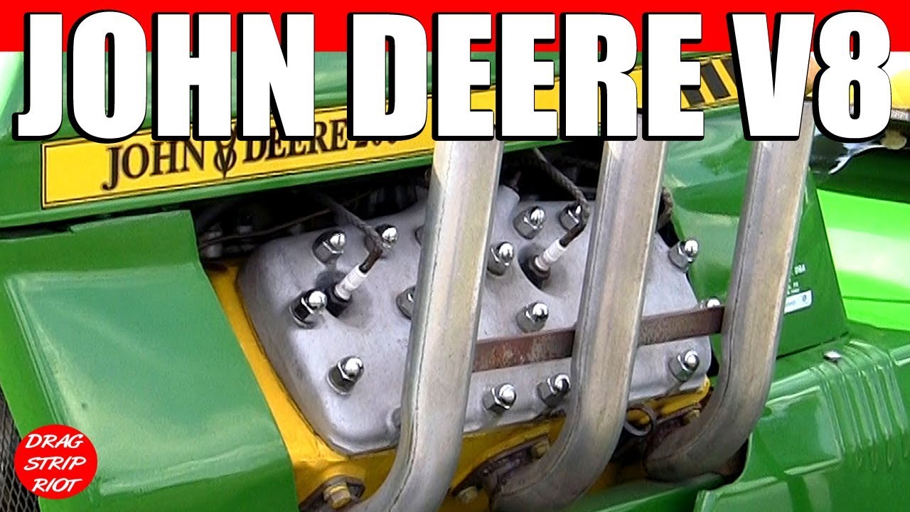 Lawn Mower Drag Racing John Deere V8
