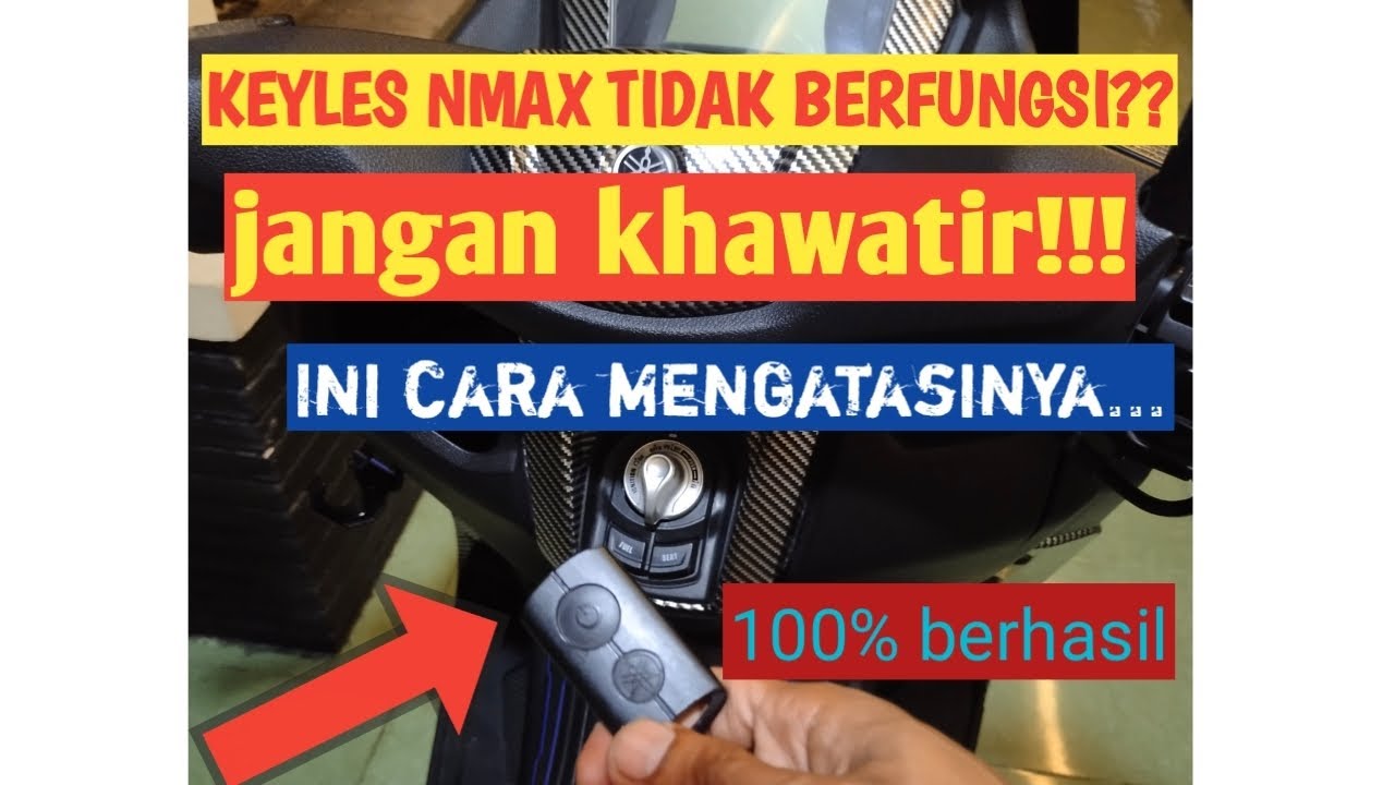 keyless nmax tidak berfungsi??(error) dan cara mengatasinya!!(reset lock)