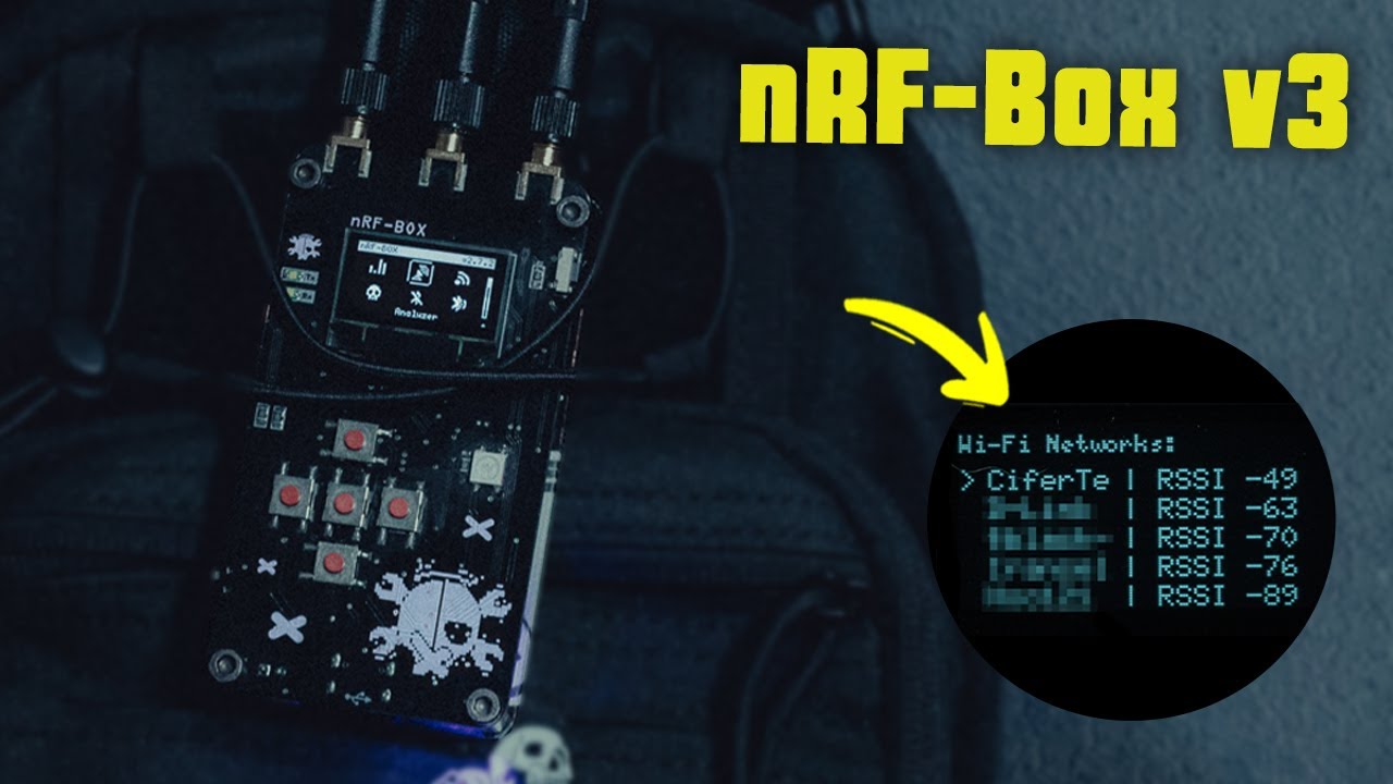 Этот инструмент ESP32 сканирует, глушит и обманывает BLE/Wi-Fi | nRFBox v3