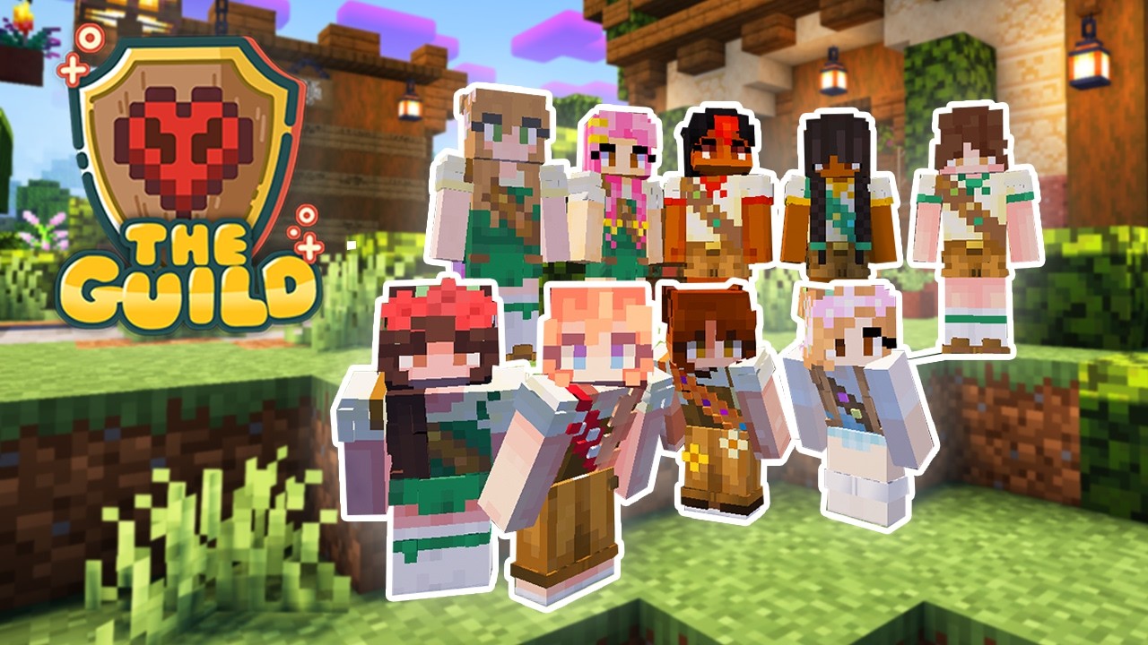 I Joined an ALL GIRLS Minecraft Server🌻The Guild SMP