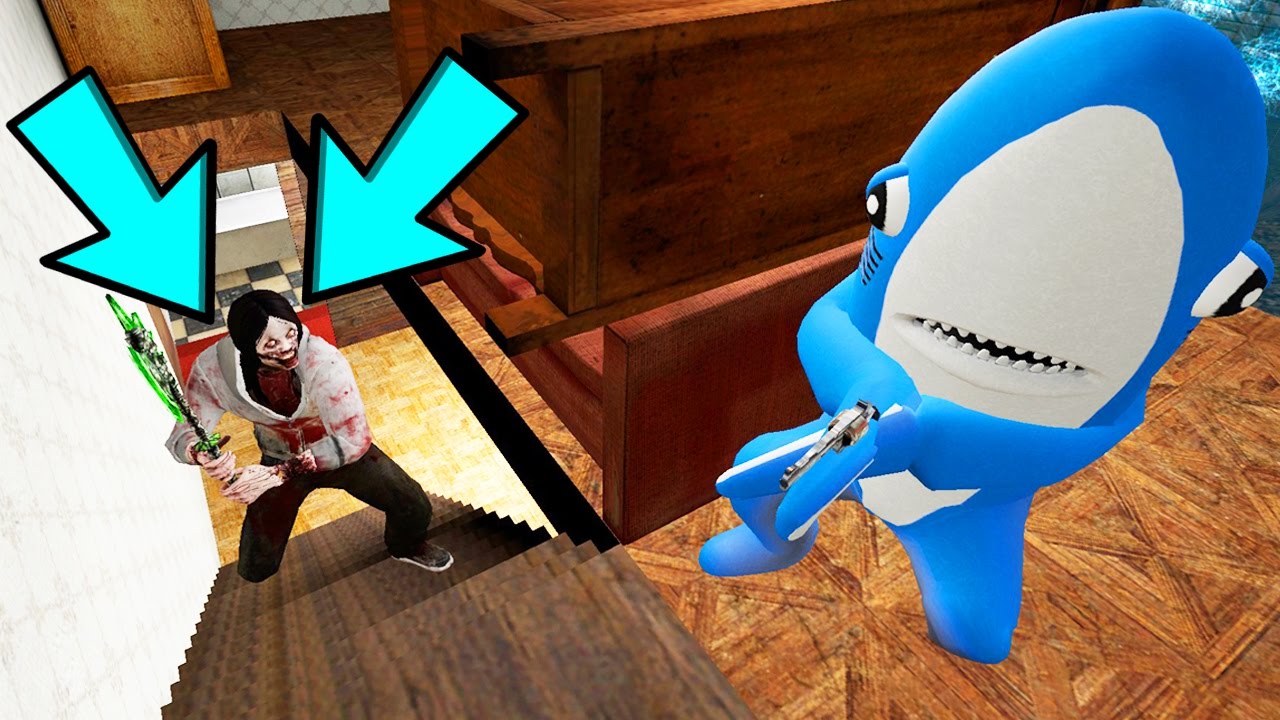 CACHÉ AVEC LE TUEUR =O !! GARRY'S MOD