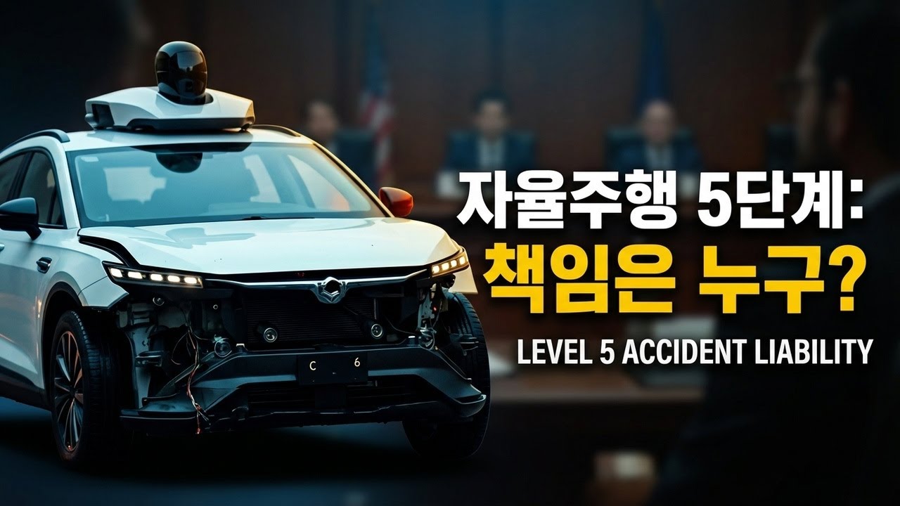 레벨5 자율주행차 사고, 책임은 AI인가 인간인가? 4K - Level 5 AV accident: AI or human liable?#ai윤리