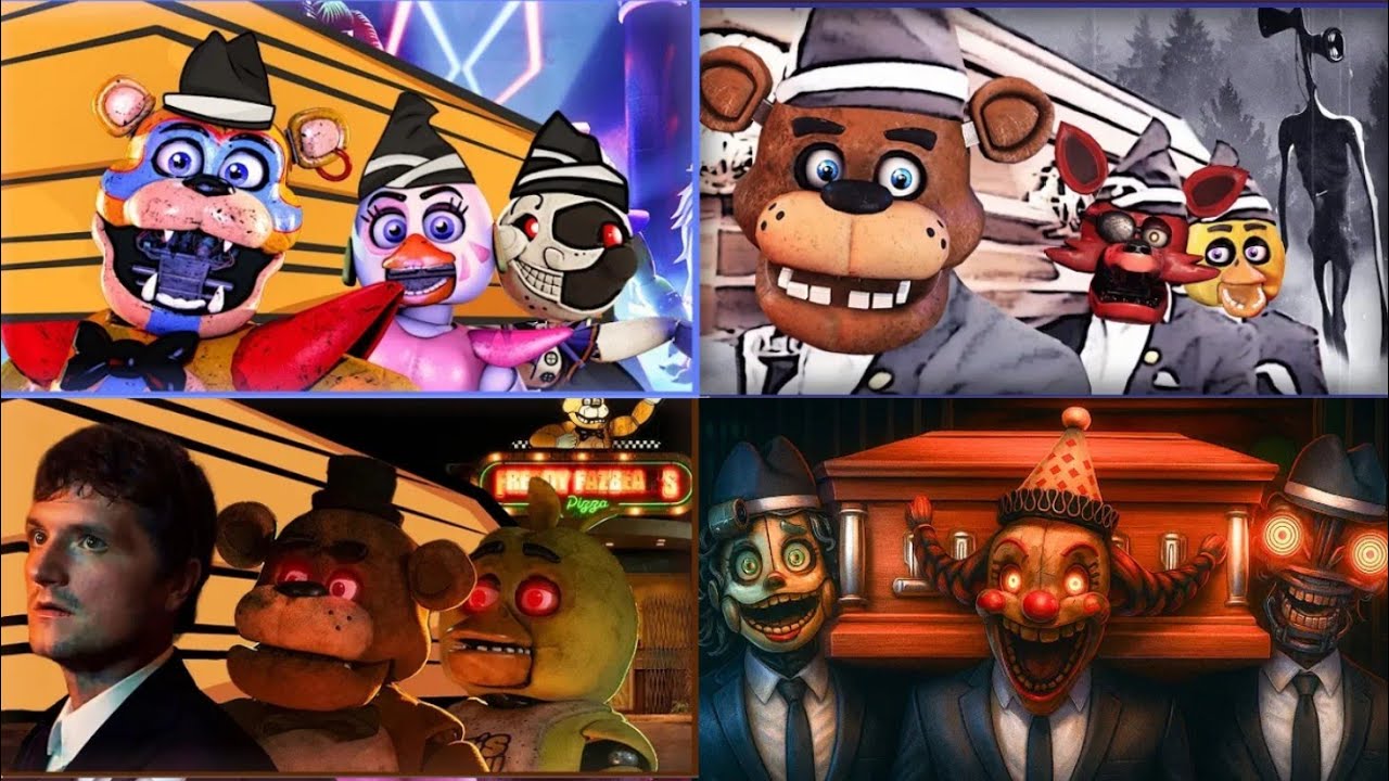 FNAF:SOTM / FNAF (MOVIE) / FNAF:SB / FNAF - Coffin Dance Song (@Ozyrys remix) 💫 СЕЗОН 1, 4 и 10💫