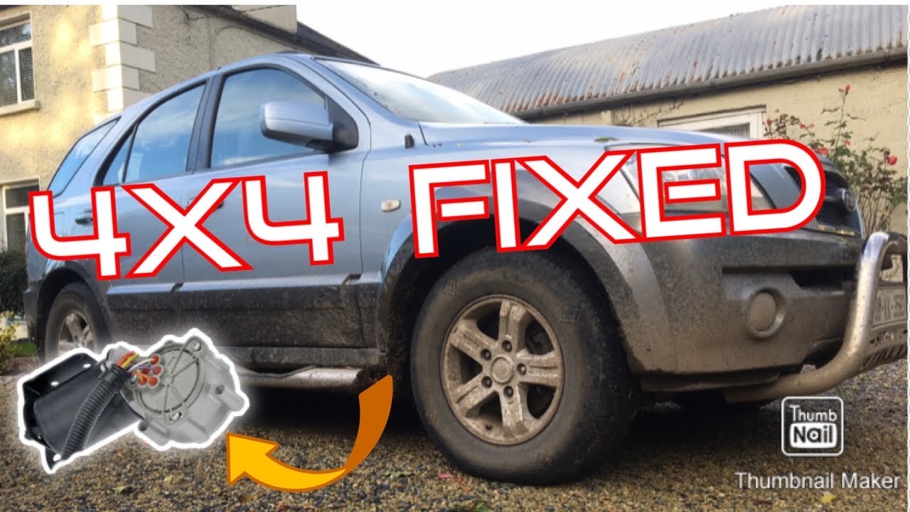 Kia Sorento Mk1 4x4 not working, solved… I think ?