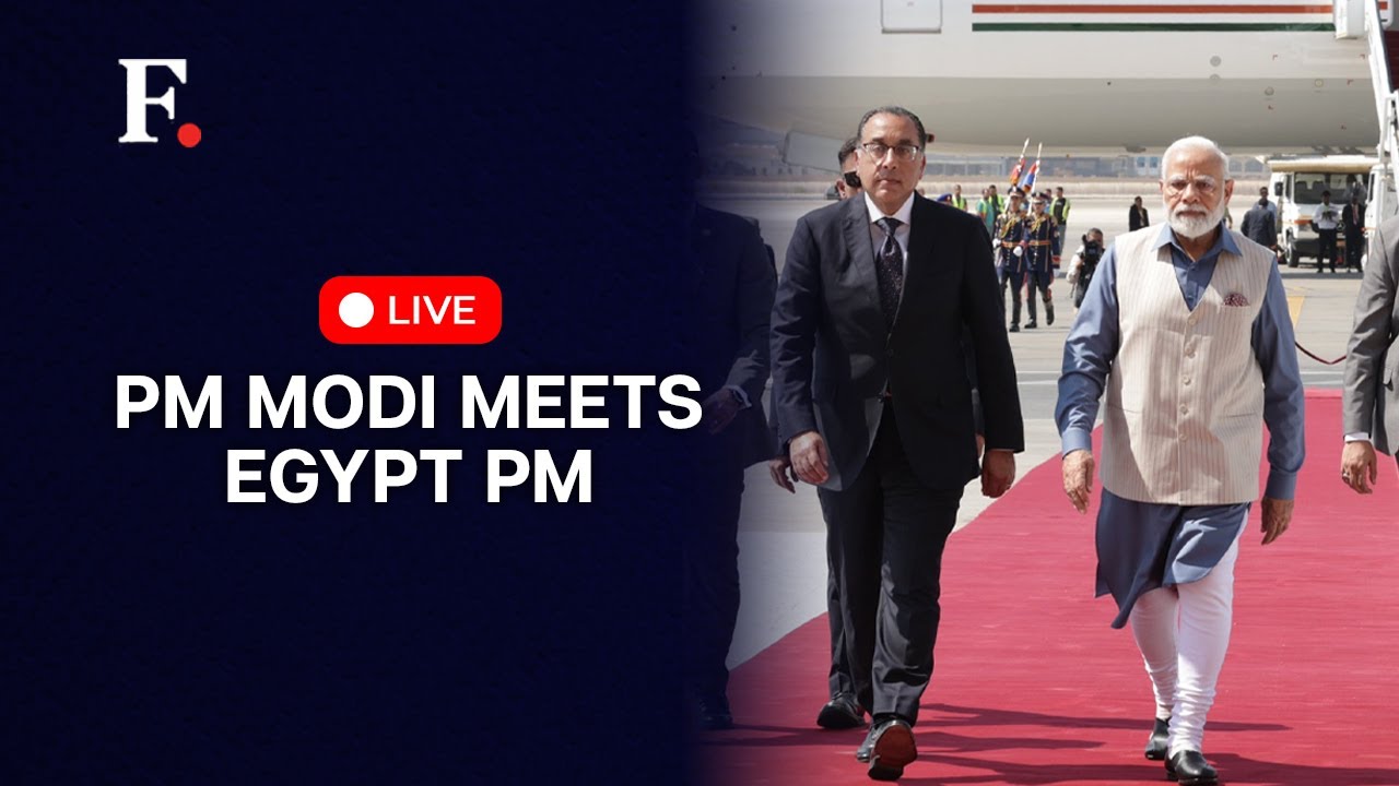 PM Modi in Egypt LIVE : PM Narendra Modi Holds Round Table Talks with Egyptian PM Mostafa Madbouly