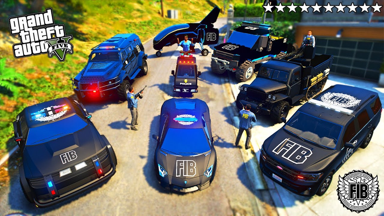 GTA 5 - Stealing SECRET FIB CARS in GTA 5!