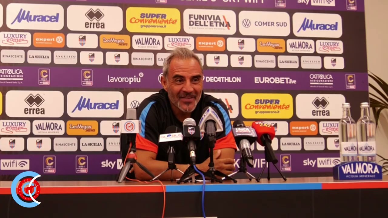 🔴🔵 CATANIA-FOGGIA: CONFERENZA PRE-GARA MISTER TOSCANO