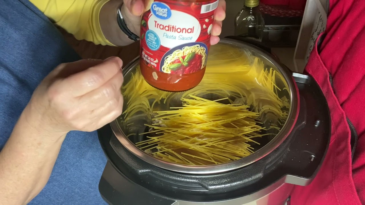 Instant Pot Spaghetti & Meatballs