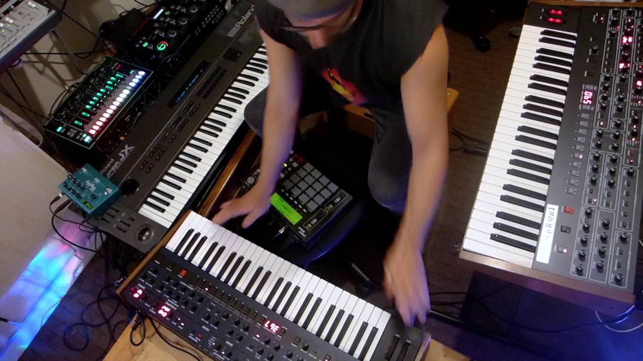 Donna Summer- I Feel Love- Luke Neptune remix(OB-6, Prophet 6, JX10, MPC, RC505, TR8)