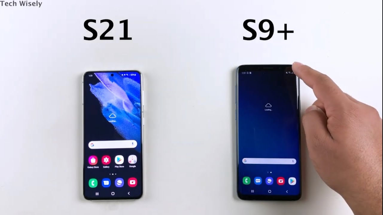 SAMSUNG S21 vs S9 Plus - SPEED TEST