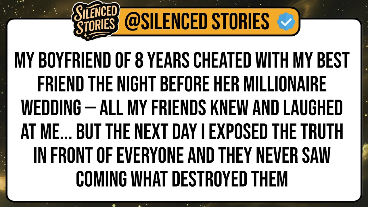 My Boyfriend Of 8 Years Cheated With My Best Friend The Night Before Her Millionaire Wedding ...