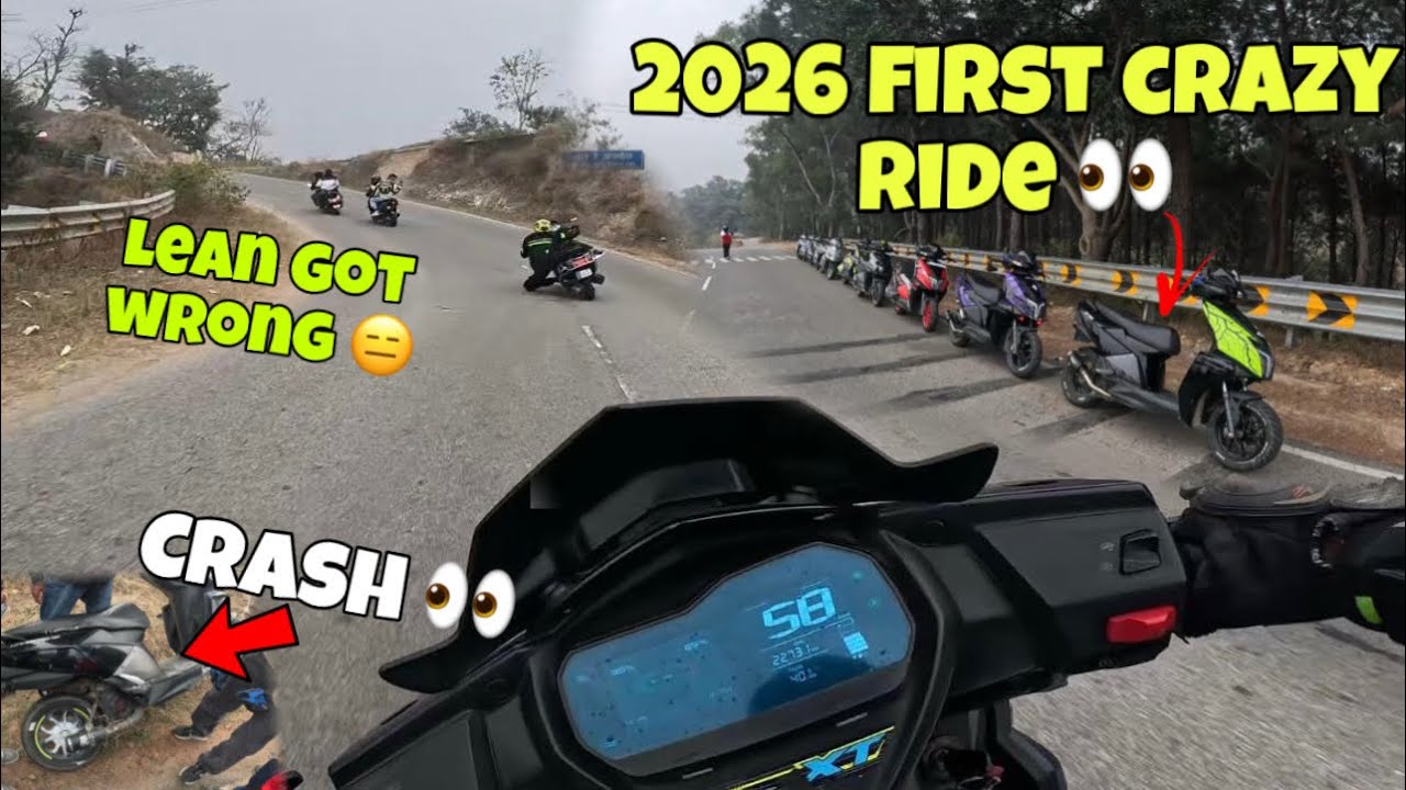New Year Ride 2026 😇10+Notrq 125 ☠️|| IN Himachal