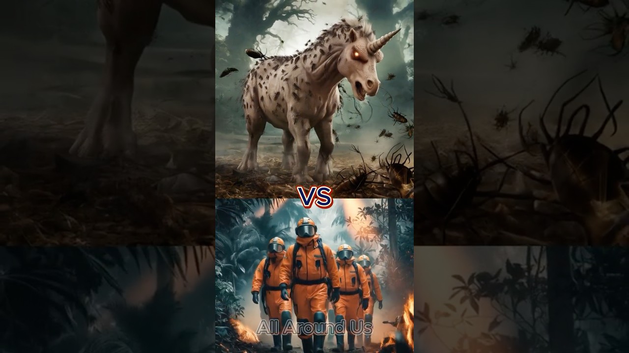 &iexcl;Rescate &Eacute;pico! Salvando a un Unicornio Cubierto de Insectos #rescate #short #caballo