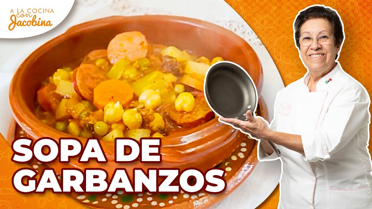 Sopa de Garbanzos y chorizó Casera 🥣✨ Fácil, Saludable y Súper Deliciosa
