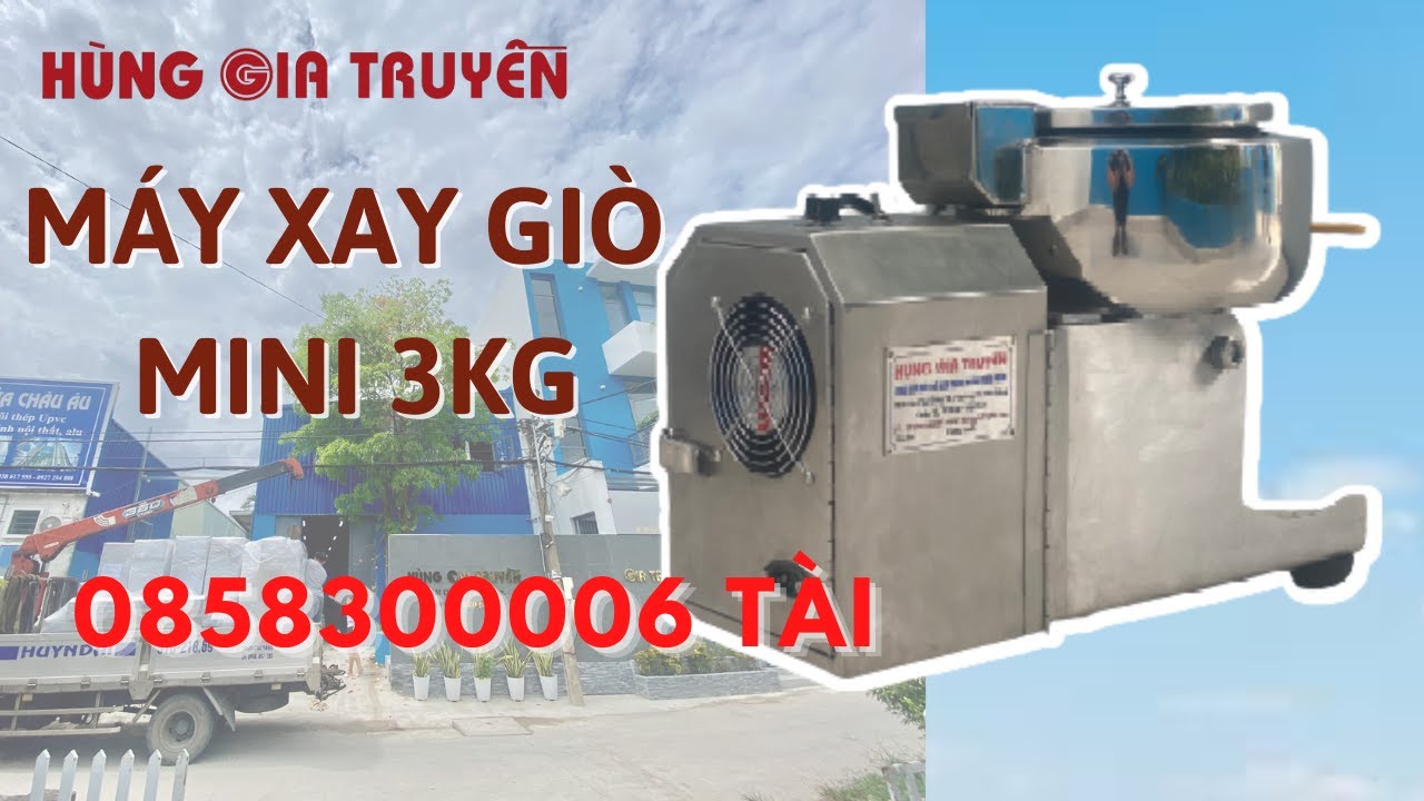 MÁY XAY GIÒ CHẢ 3KG MINI | HÙNG GIA TRUYỀN#mayxaygio #chalua