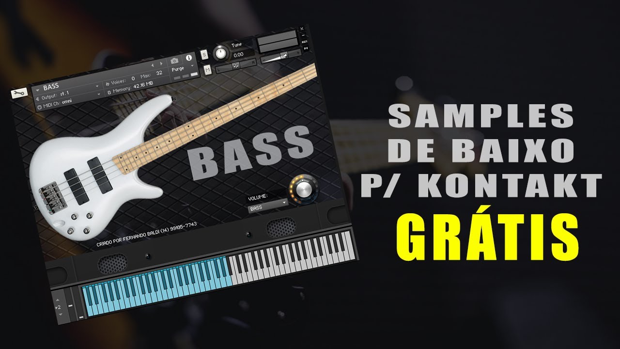 SAMPLES DE BAIXO PARA KONTAKT GRÁTIS