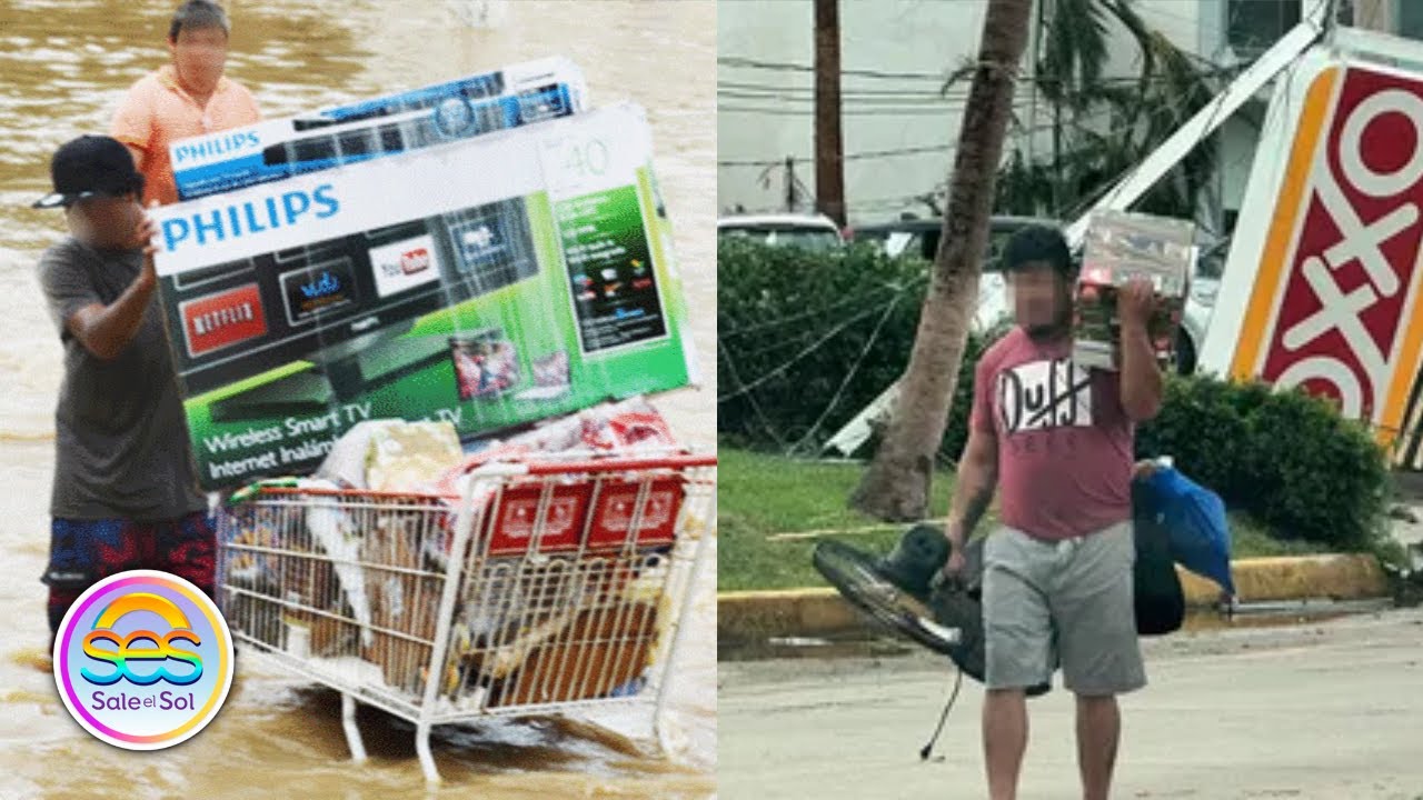 SAQUEOS en ACAPULCO tras hurac&aacute;n OTIS y detalles de los centros de acopio | Sale el Sol