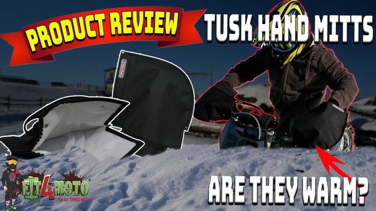 Ride in cold weather? you NEED THESE - Tusk Hand Mitts