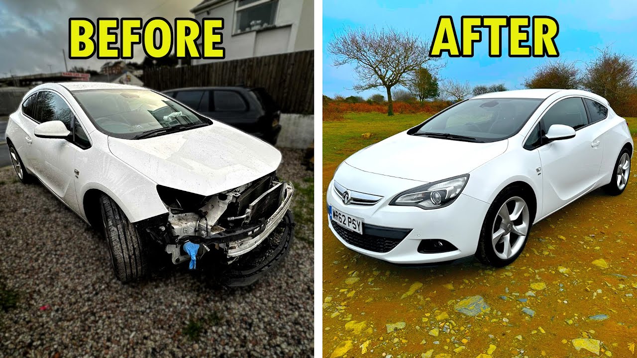 ПОЛНАЯ СБОРКА: Восстановили РАЗБИТУЮ Astra GTC за 550 фунтов стерлингов от COPART. И она на ходу?