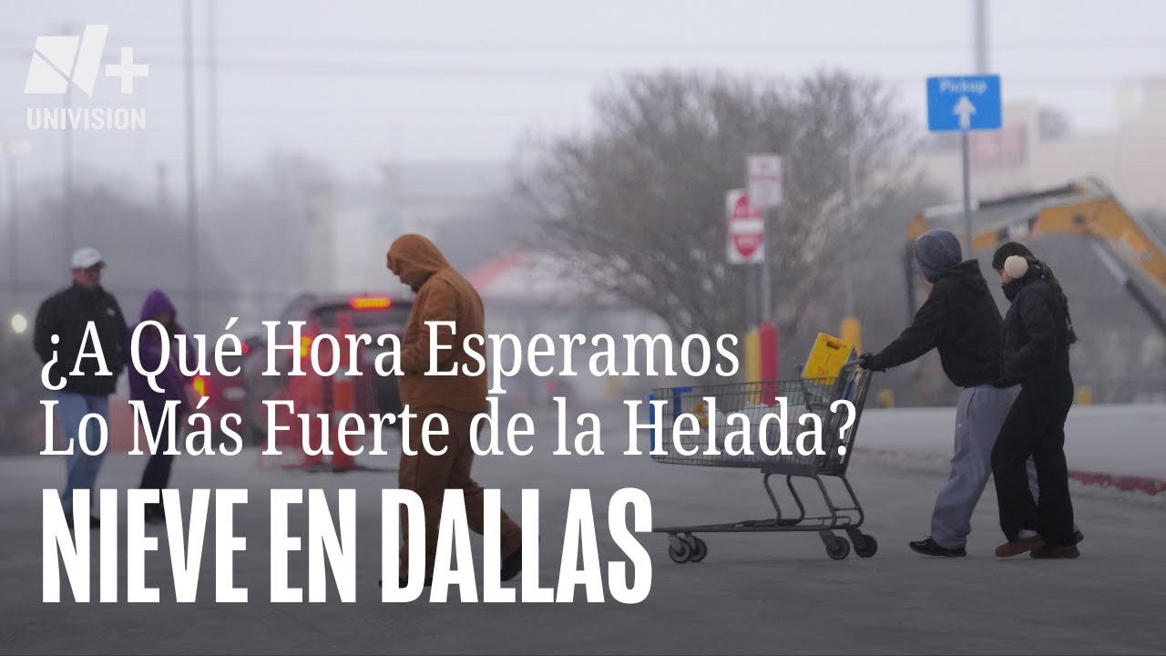 🔴 #EnVivo | N+ Univision 23 ¿A qué hora esperamos lo más fuerte de la helada en Dallas?