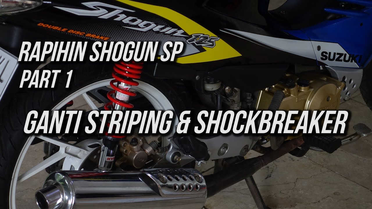 GANTI SHOCKBREAKER KYB ZETO DAN STRIPING SHOGUN SP 125 FD