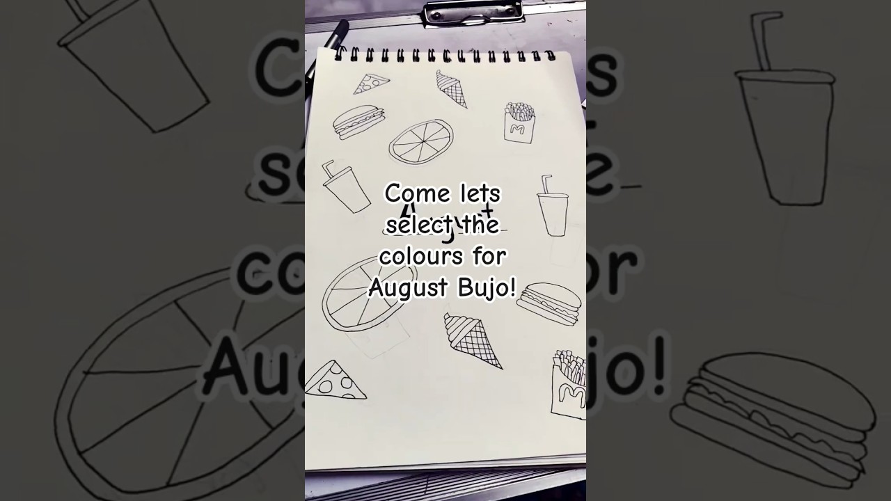 August Bujo color selection ♥️ 