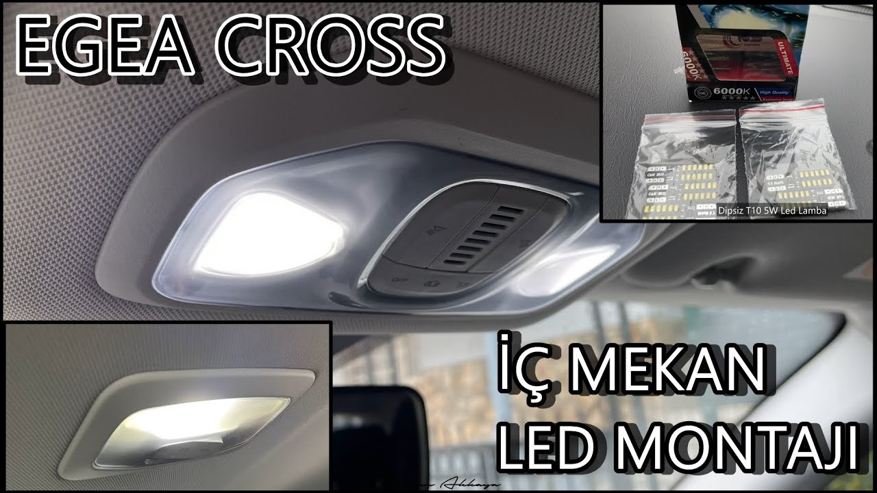 Egea Cross | İç Aydınlatma LED Değişimi | Bagaj,Torpido ve İç Mekan