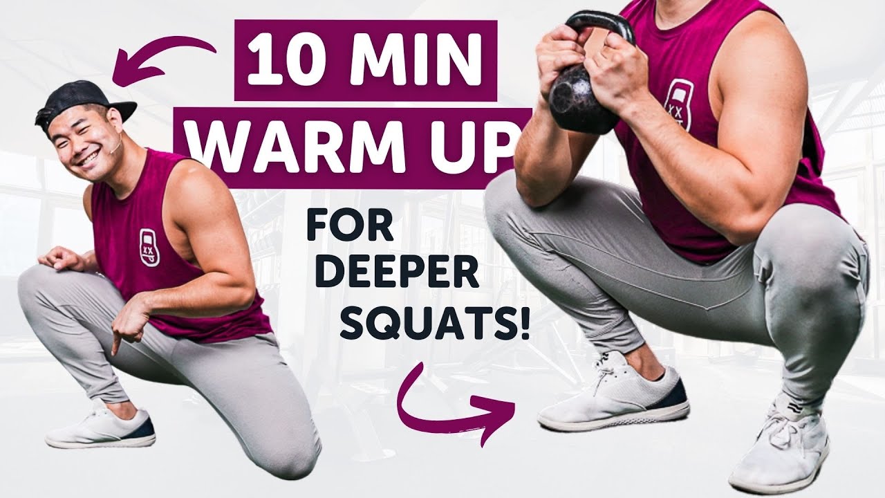 10 Minute Squat Warmup | Follow Along | Ankles, Hips, and Inner Thigh Focused!