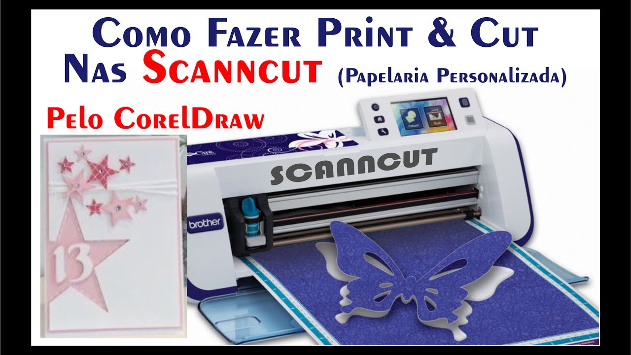 Como Fazer Print & Cut na ► SCANNCUT PERFEITO .. Pelo CorelDraw