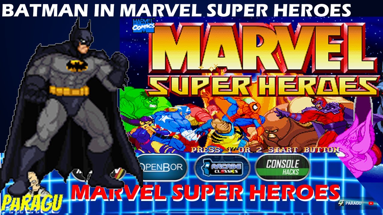 BATMAN in Marvel Super Heroes | GAMEPLAY FULL GAME [CROSSOVERS]