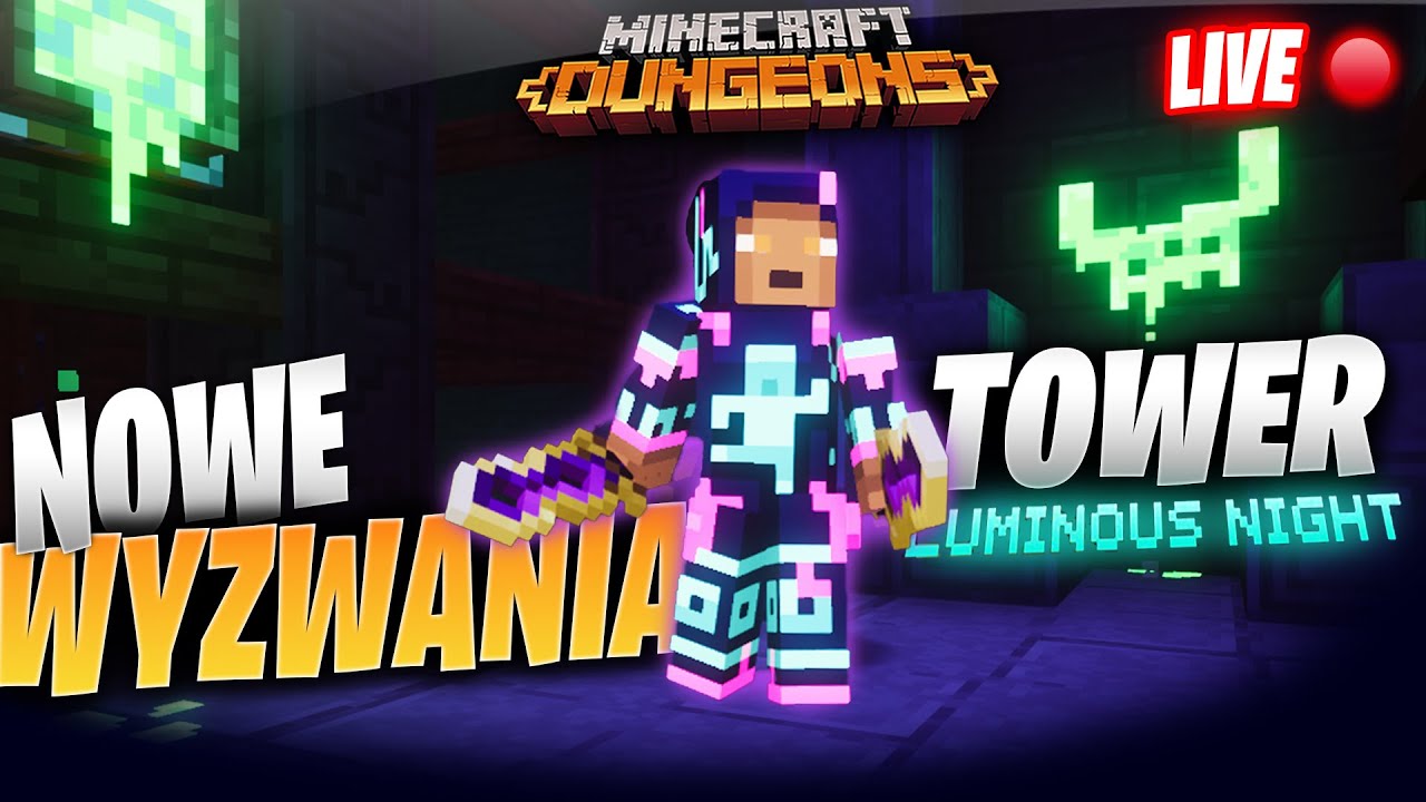 NOWE Wyzwania, Tower i Wspólne Gry - Zagrajmy w Minecraft Dungeons #89