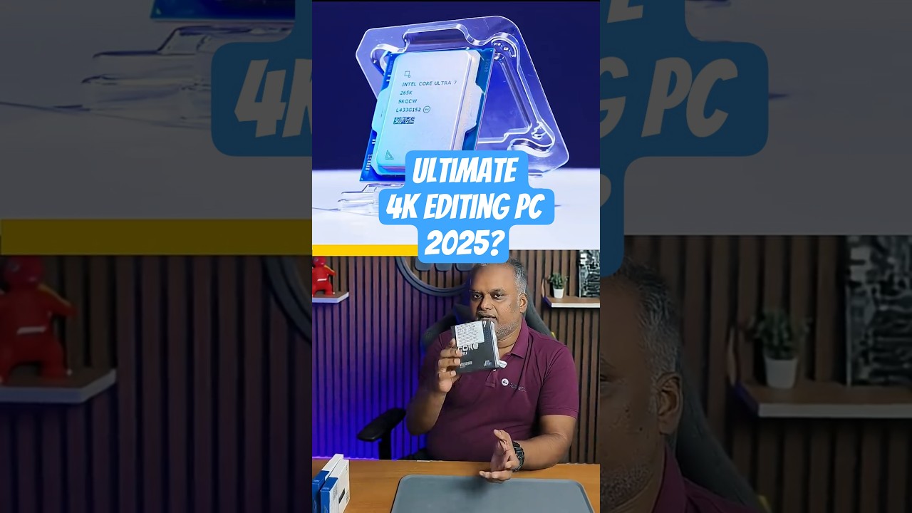 Ultimate 4K Video Editing PC Build 2025? &ndash; RTX 5070 + Intel Ultra 7 265K (Only ₹1.57L!)