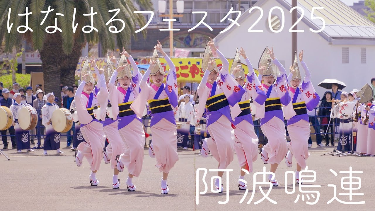 【阿波踊り】はなはるフェスタ2025 阿波鳴連・阿呆連の阿波おどり | Awaodori in Tokushima Japan