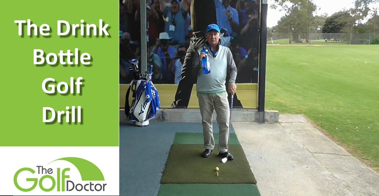 The Drink Bottle Golf Drill To Help Improve Your Ball Contact