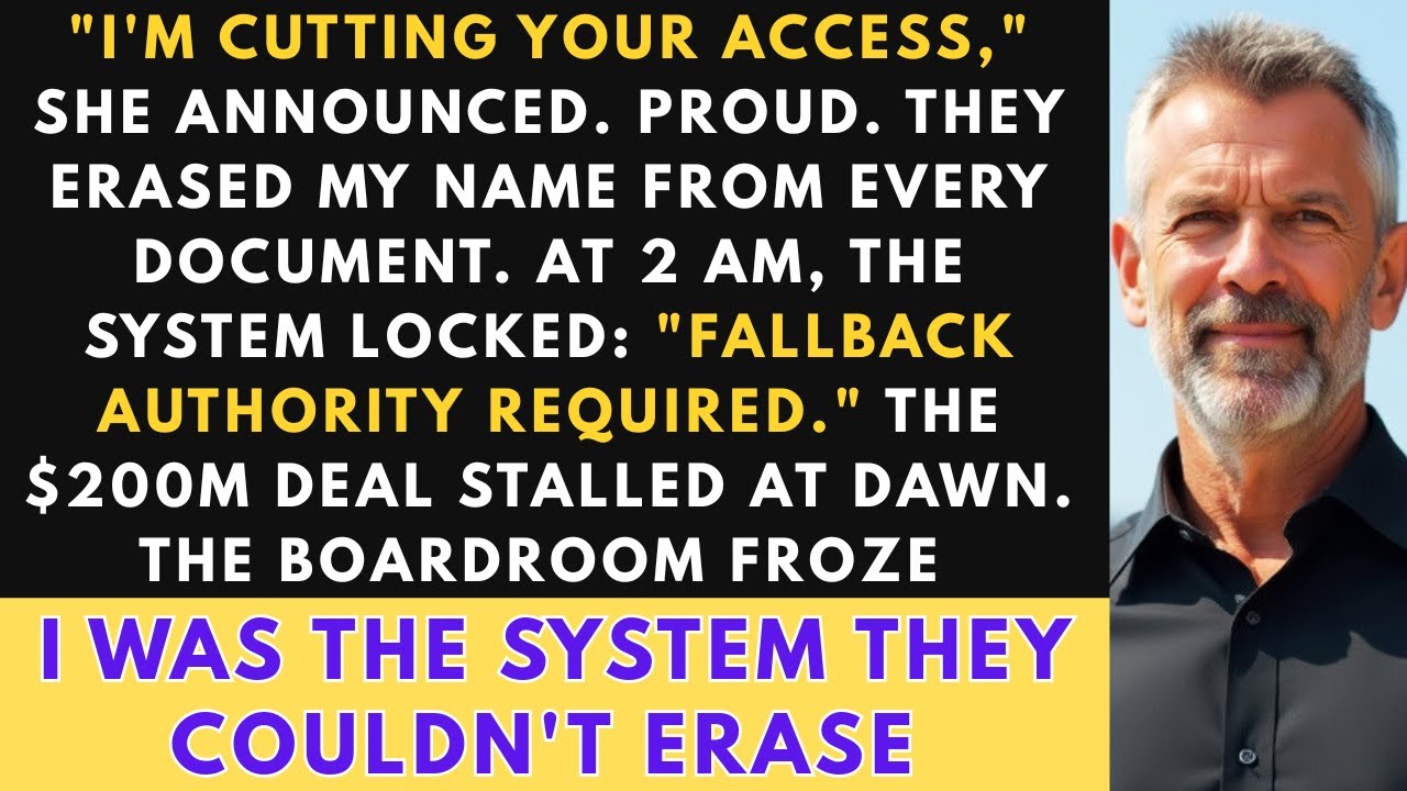 I Was Cut Off Before the $200M Deal – Then They Learned Who Built the System