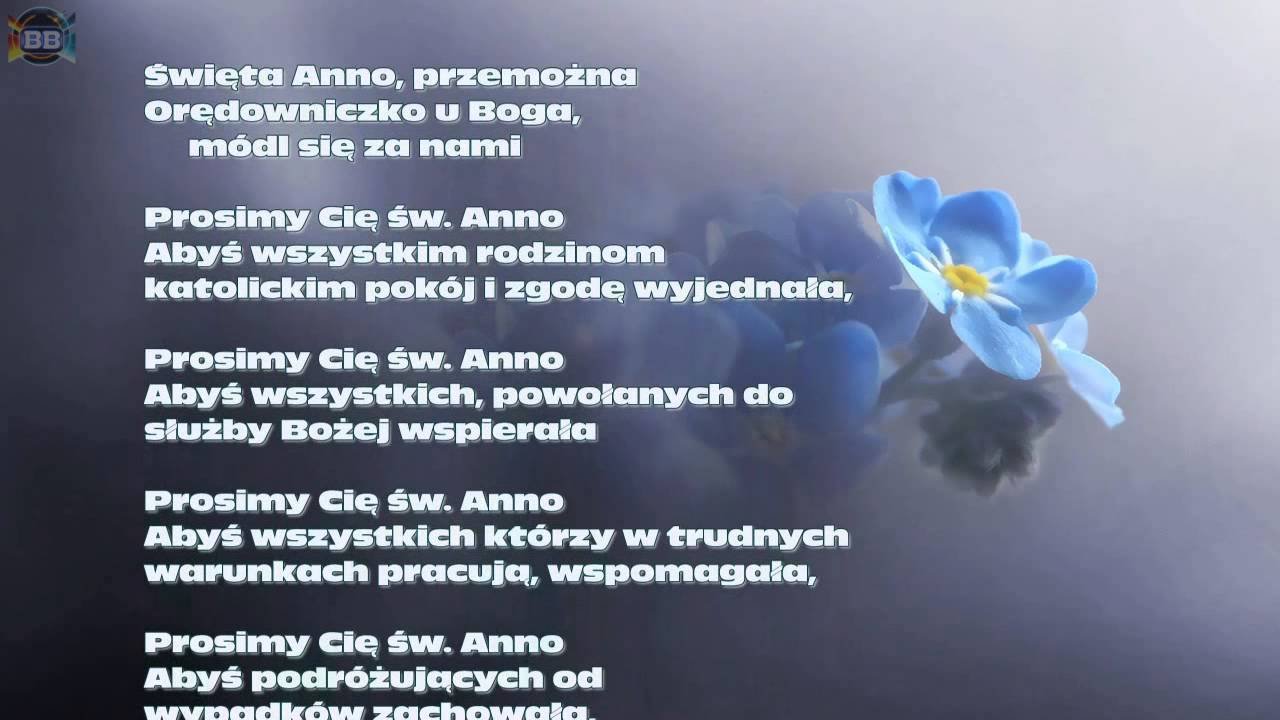 Litania do Świętej Anny