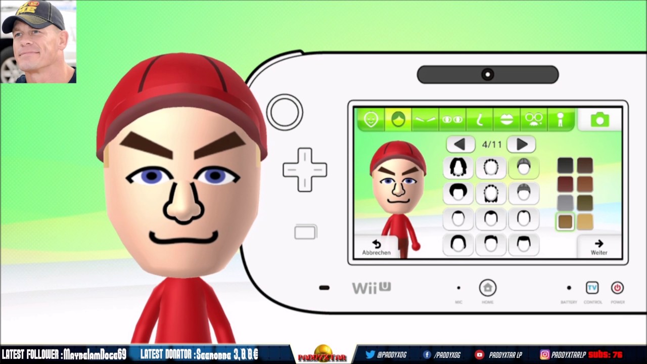 Let´s Make a Mii 48# John Cena