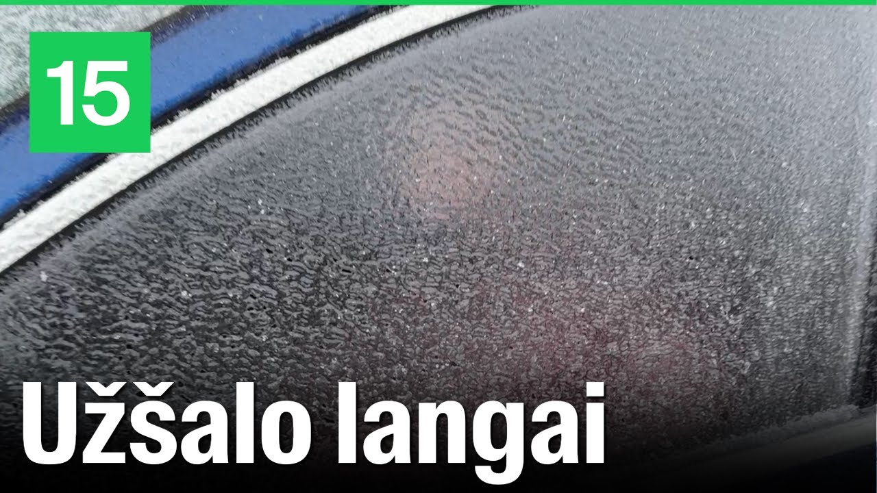 Kai tokia lijundra, net lango stiklo nereikia