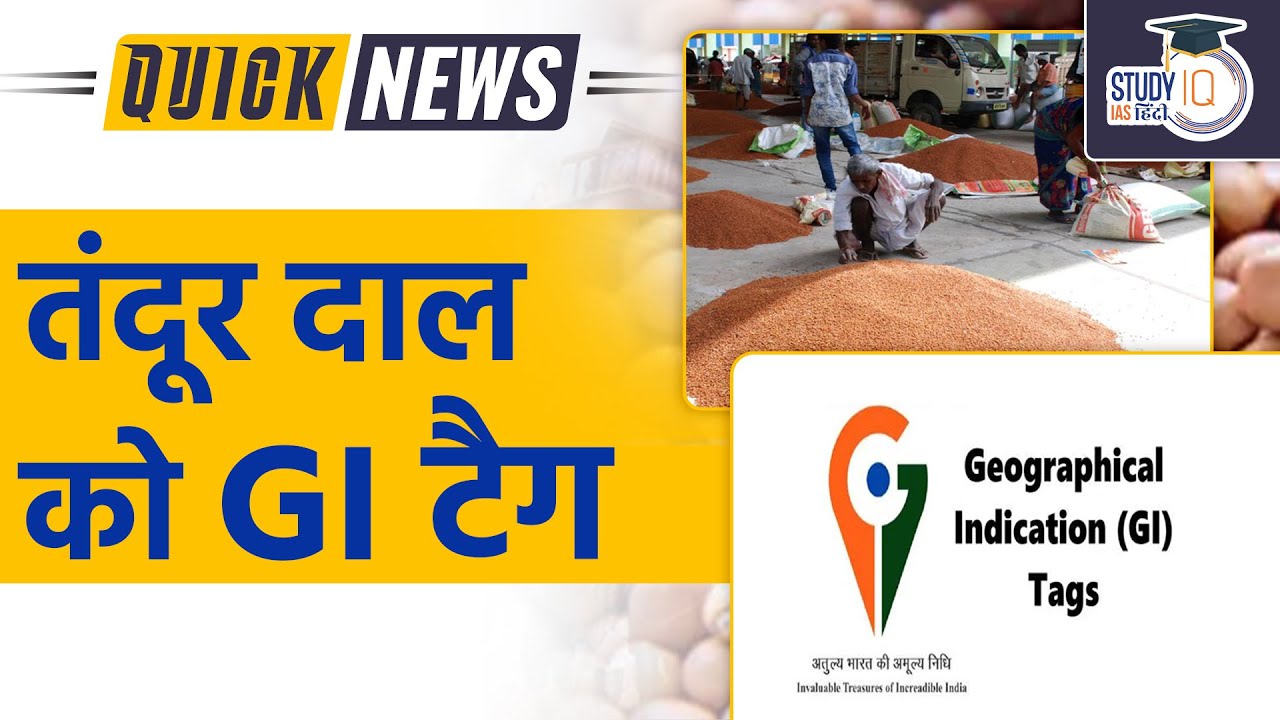 The Tandur Redgram | GI Tag  | Daily Current Affairs | Current Affairs In Hindi | UPSC PRE 2023