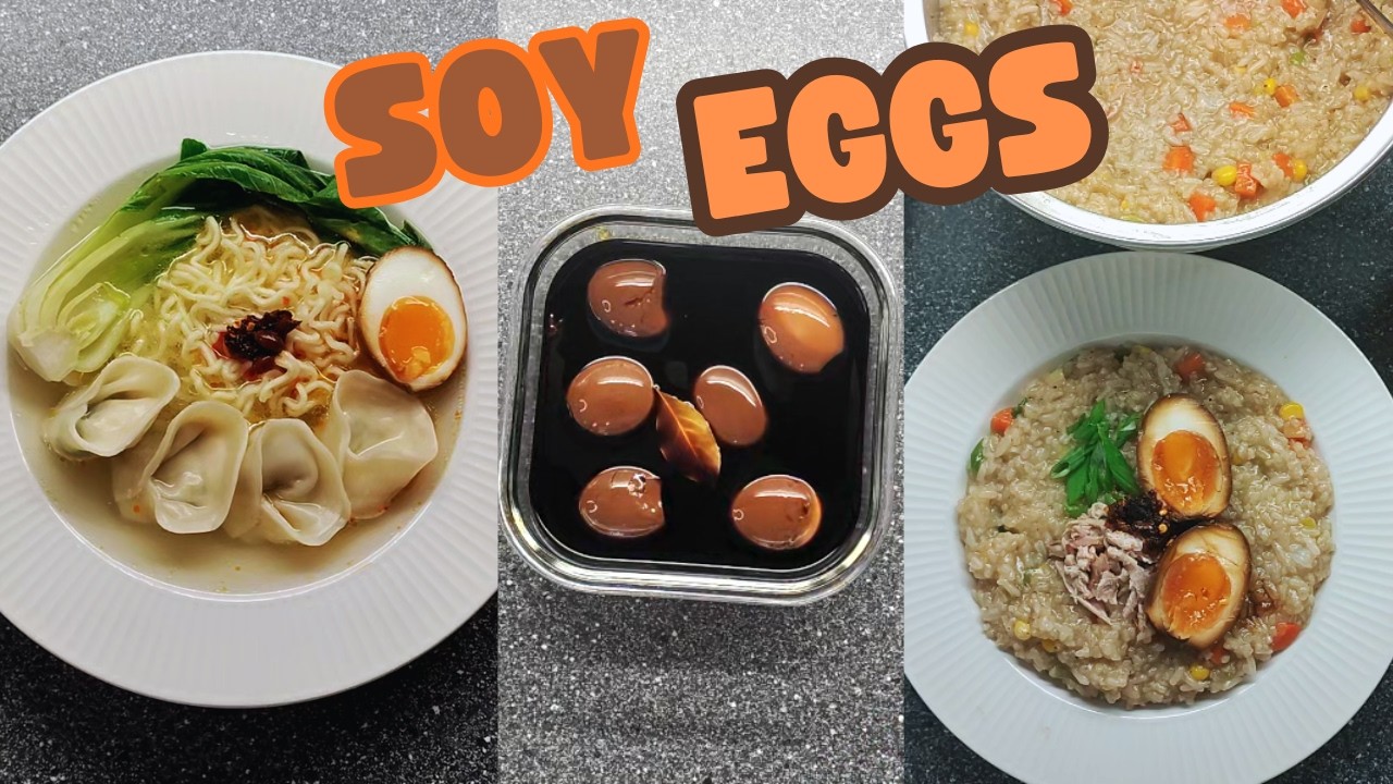 Soy Marinated Eggs | Ramen Eggs Recipe