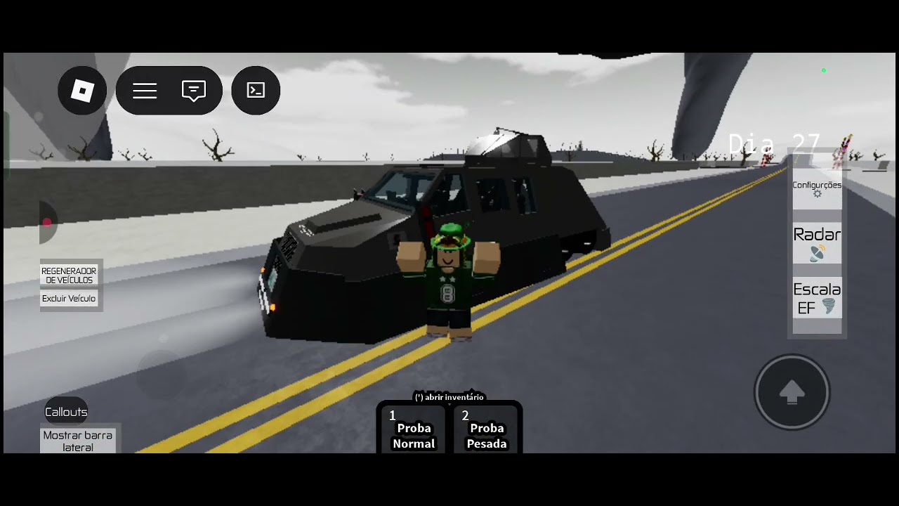 Gameplay de Just Tornadoes no Roblox