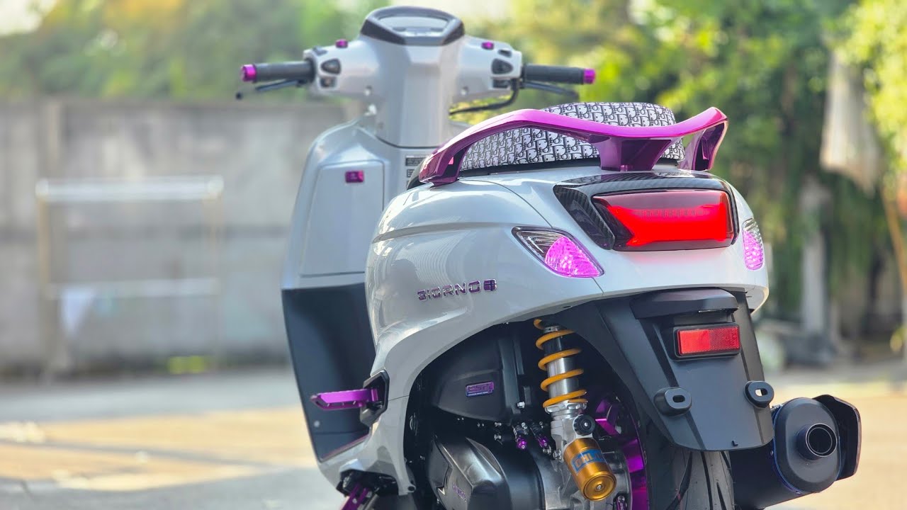 Honda Giorno + / จีออโน่ / โทนม่วงๆ / จีออโน่สีม่วง / แต่งจีออโน่
