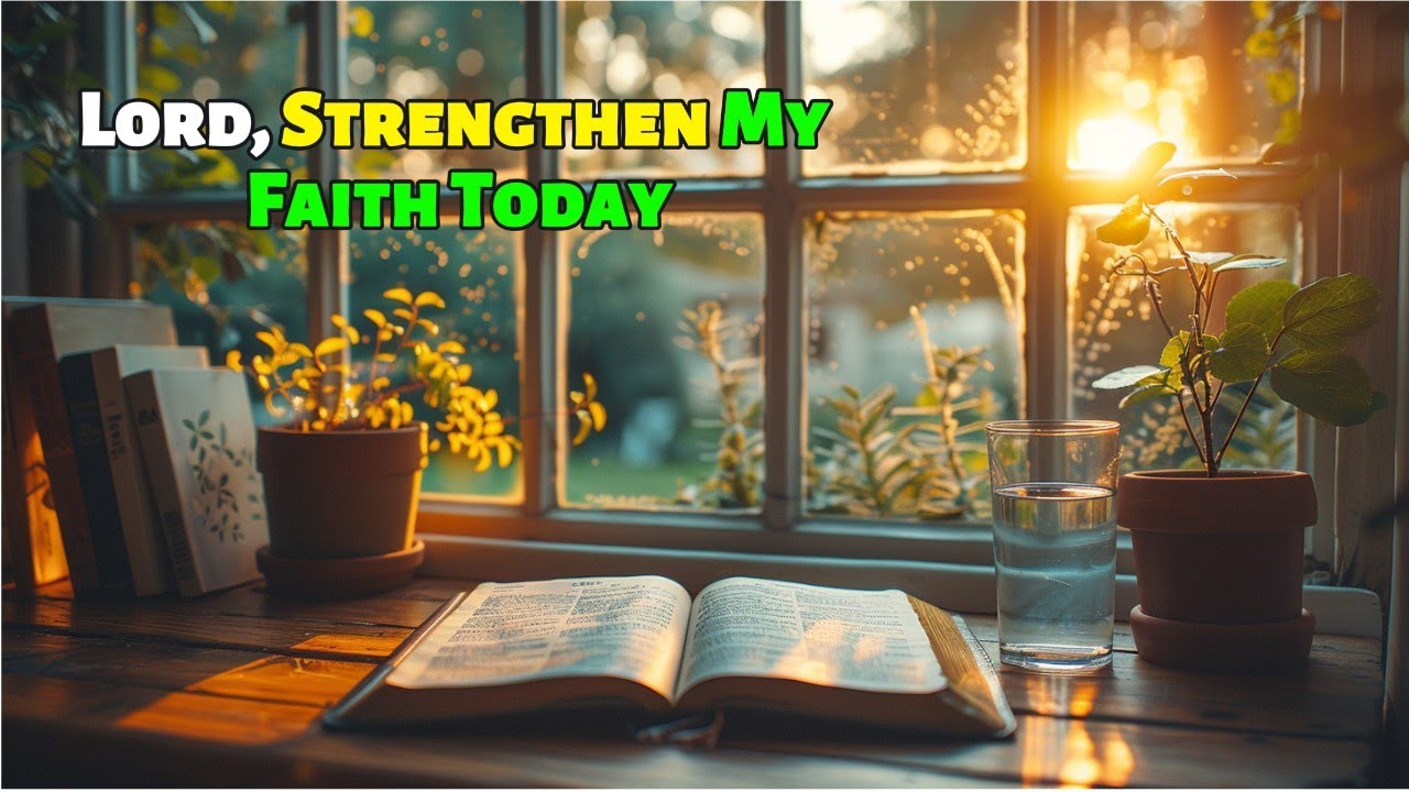 Lord, Strengthen My Faith Today | Morning Prayer