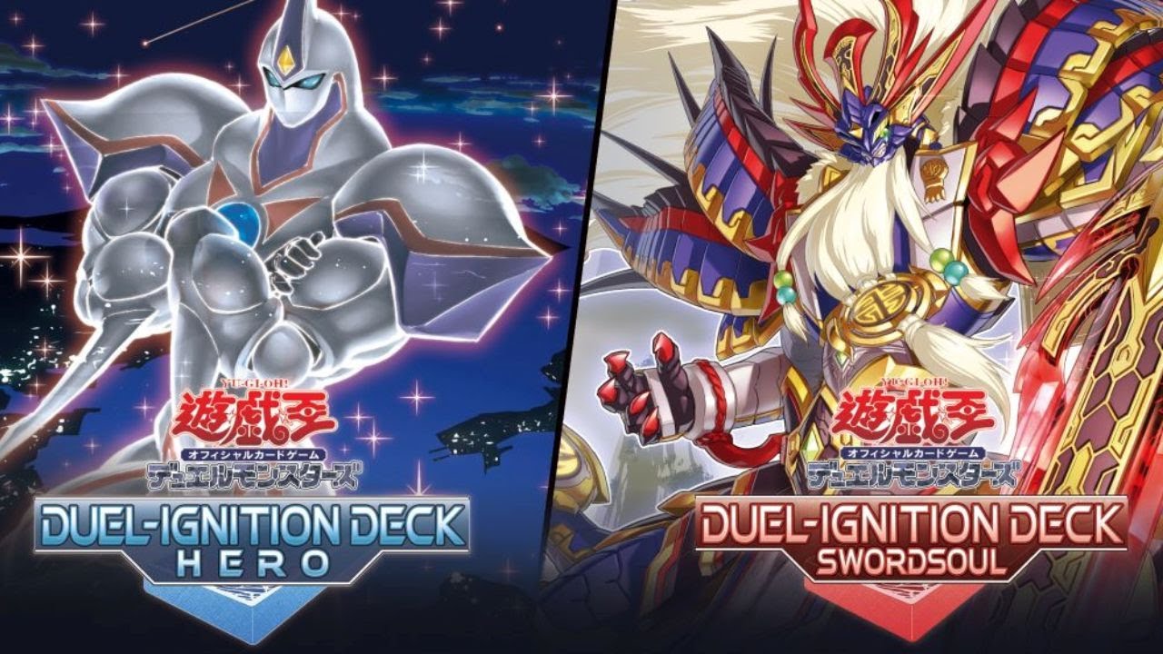 OPENING THE SWORDSOUL AND HERO DUEL IGNITION DECKS! GREAT VALUE!