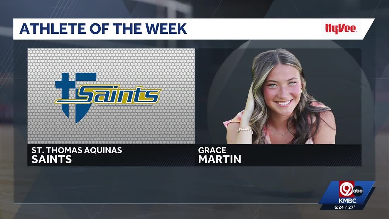 Saint Thomas Aquinas volleyball player Grace Martin honored as athlete of the week
