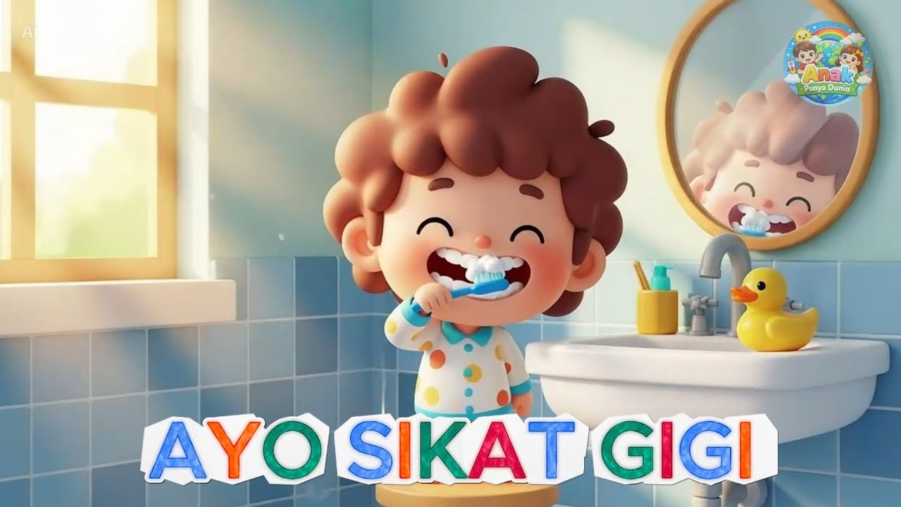 Sikat Gigi Pagi & Malam! 😁🦷 | Lagu Anak Edukatif