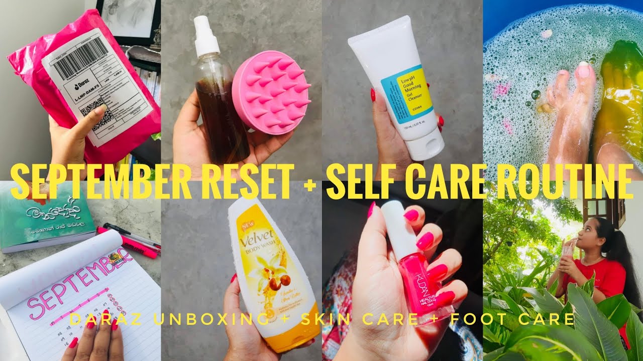 My September Reset Routine | Self Care | Daraz Unboxing | Vlog #vlog #resetroutine #skincare