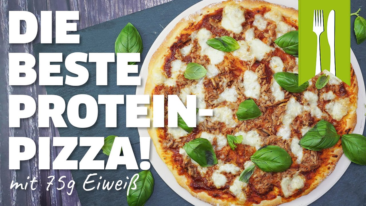 Die leckerste Proteinpizza - über 75g Eiweiß!